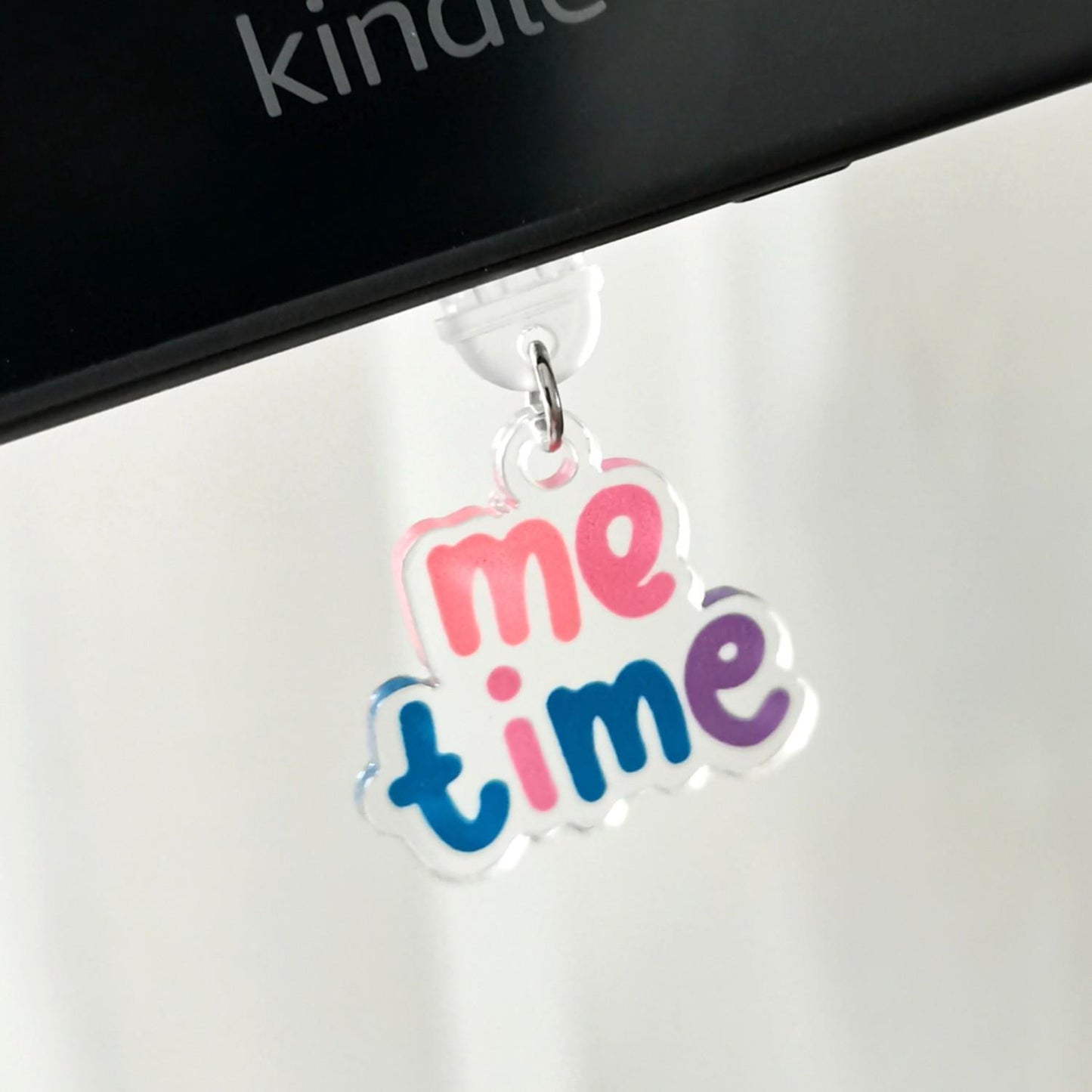 Acrylic Kindle Charm Dust Plug ME TIME COLLECTION