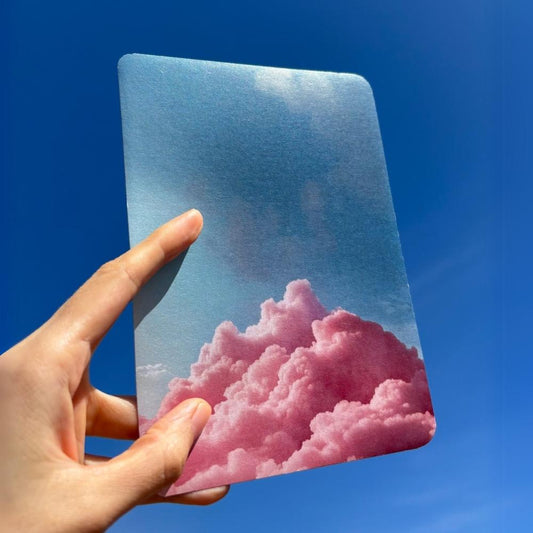 Kindle Decal | Kindle Insert | Fantasy Pink Cloud Blue Sky