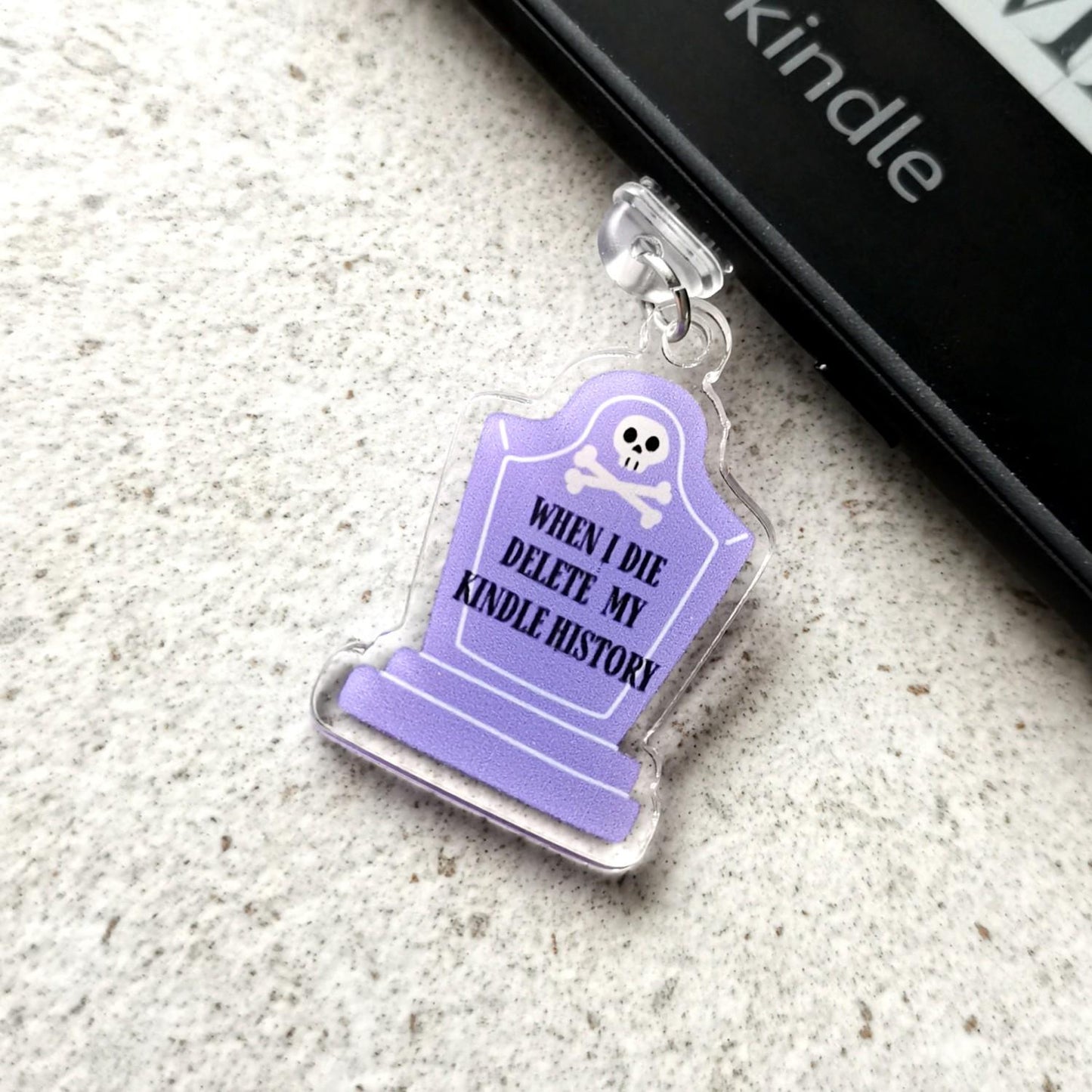 Kindle Accessories | Kindle Charm | Kindle Dust Plug | Bookish Accessories